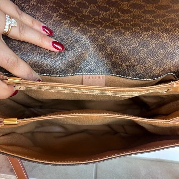 CELINE Vintage Macadam Crossbody Bag - Picture 13 of 15